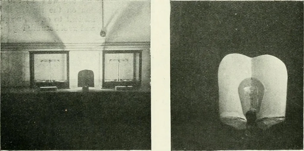 An illustration from Light and lighting, 1908, leaf 544