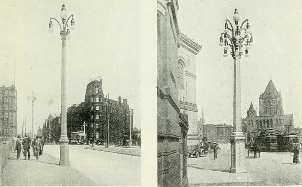 An illustration from Light and lighting, 1908, leaf 564
