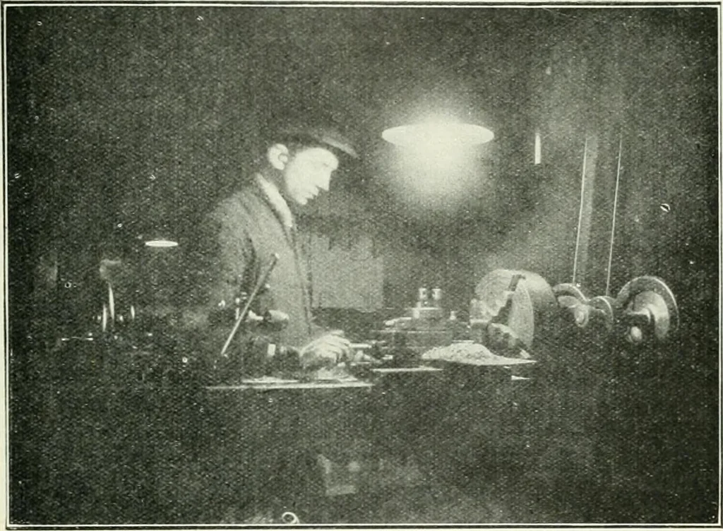 An illustration from Light and lighting, 1908, leaf 594