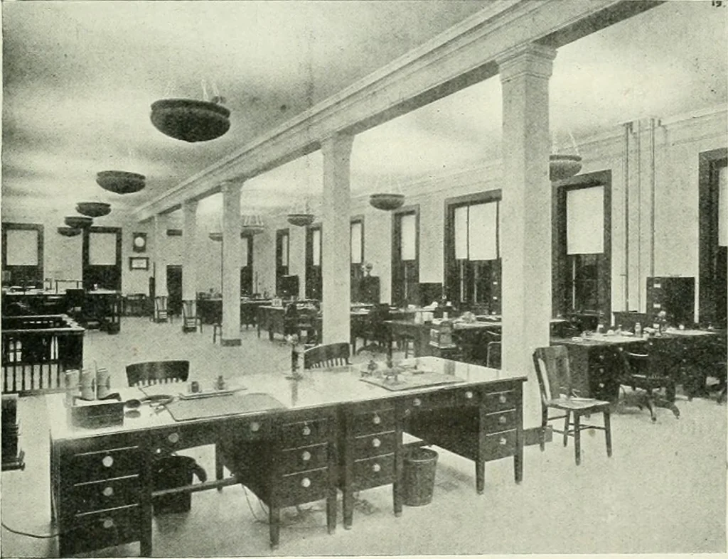 An illustration from Light and lighting, 1908, leaf 596