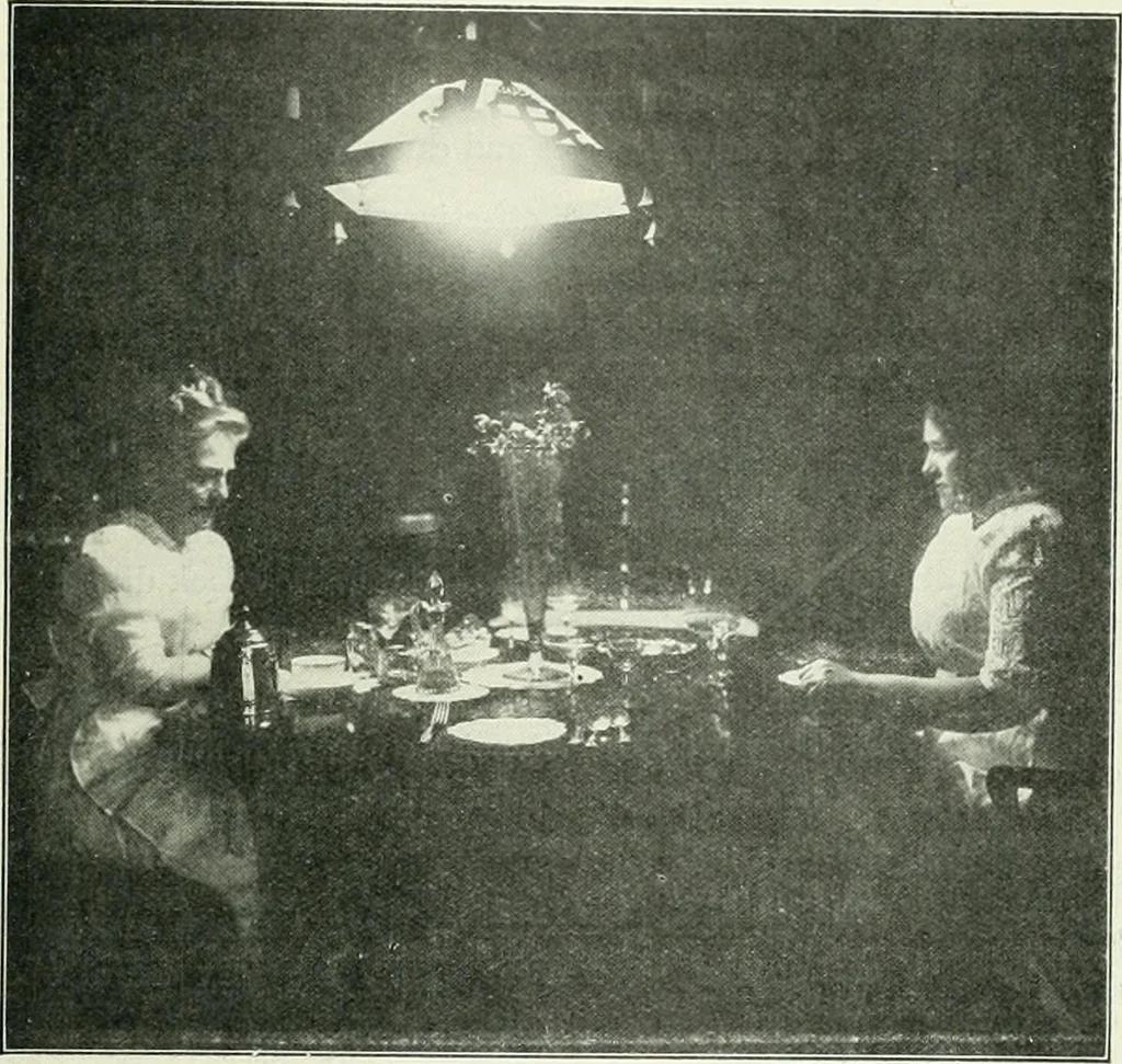 An illustration from Light and lighting, 1908, leaf 598