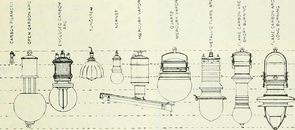 An illustration from Light and lighting, 1908, leaf 606