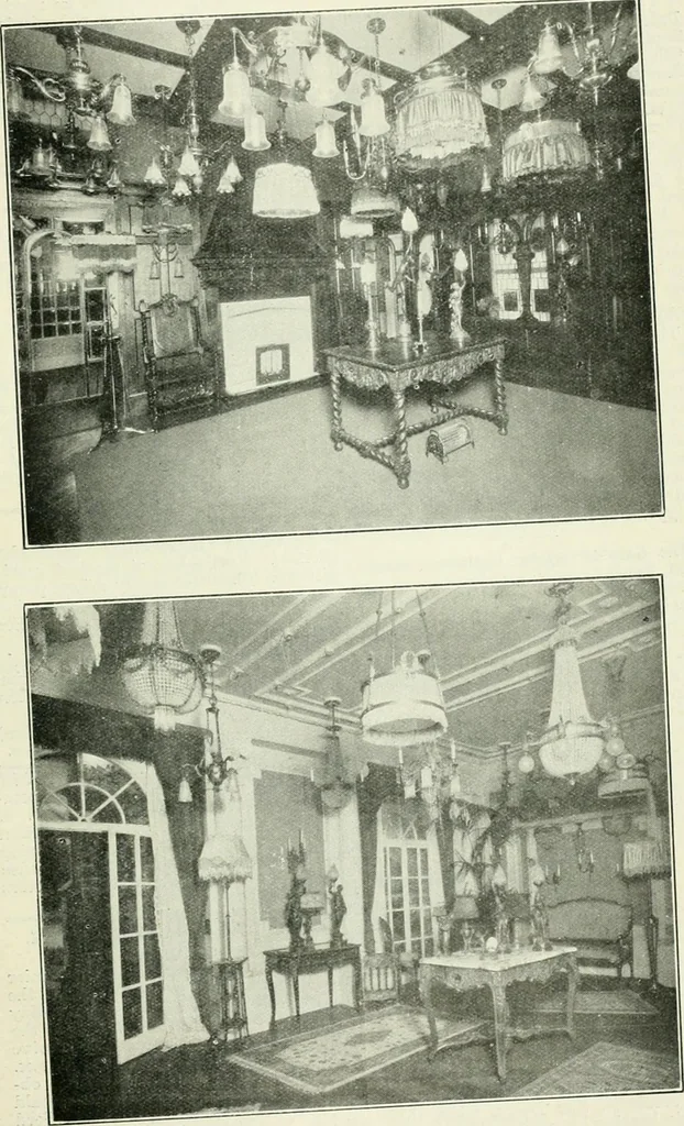 An illustration from Light and lighting, 1908, leaf 618