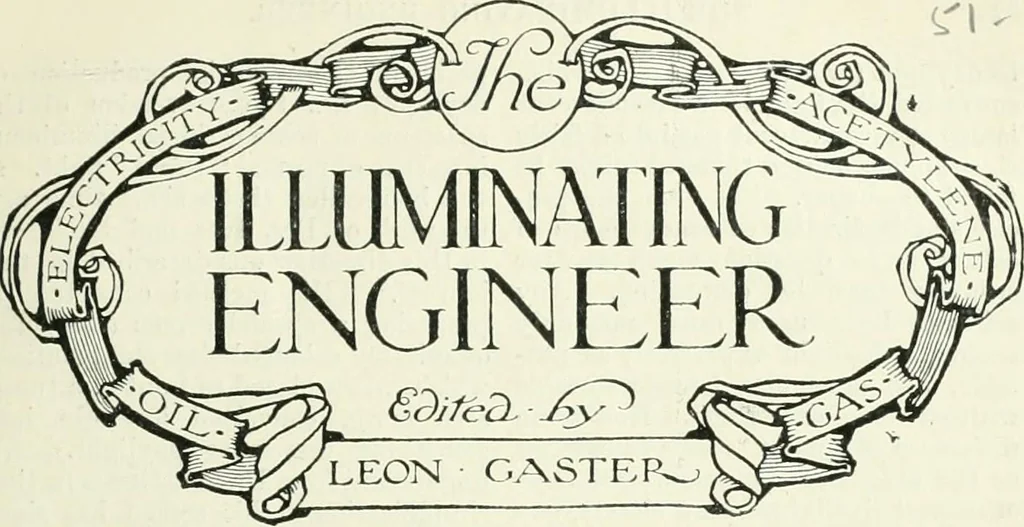 An illustration from Light and lighting, 1908, leaf 72