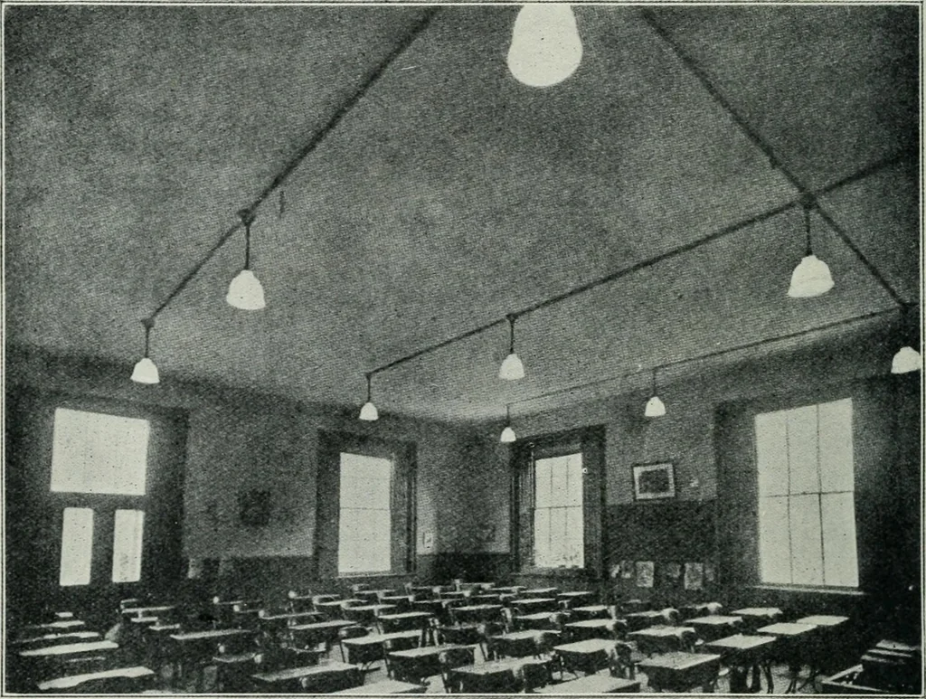 An illustration from Light and lighting, 1908, leaf 119