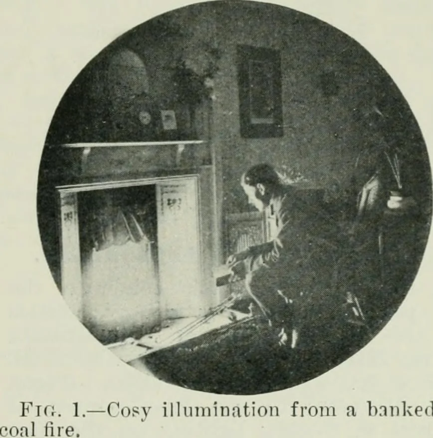 An illustration from Light and lighting, 1908, leaf 122