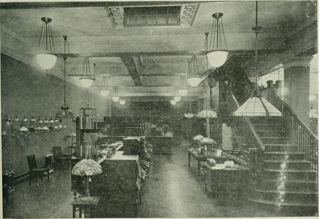 An illustration from Light and lighting, 1908, leaf 410