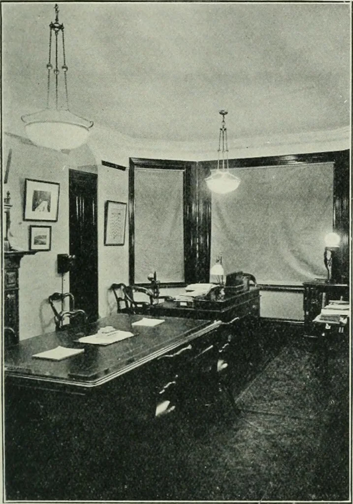An illustration from Light and lighting, 1908, leaf 468