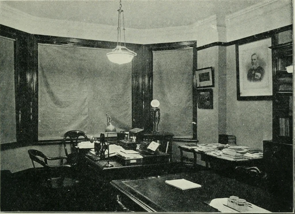 An illustration from Light and lighting, 1908, leaf 470