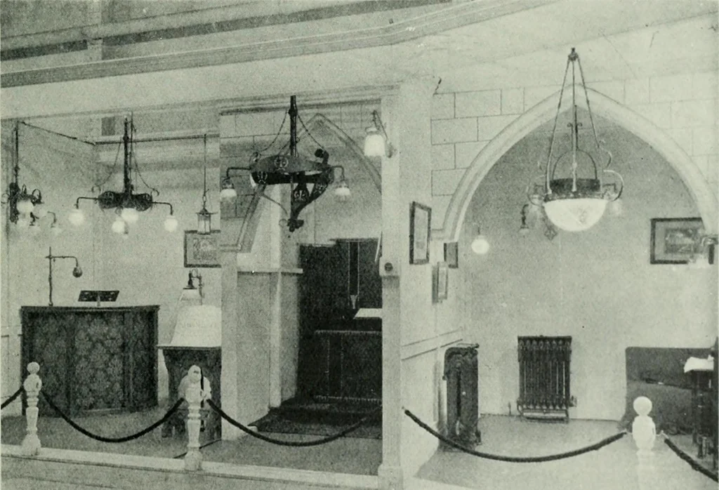 An illustration from Light and lighting, 1908, leaf 564