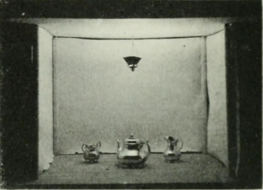 An illustration from Light and lighting, 1908, leaf 640