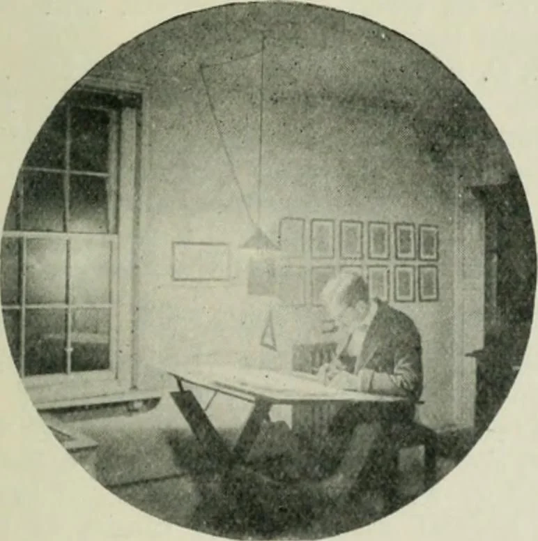 An illustration from Light and lighting, 1908, leaf 66
