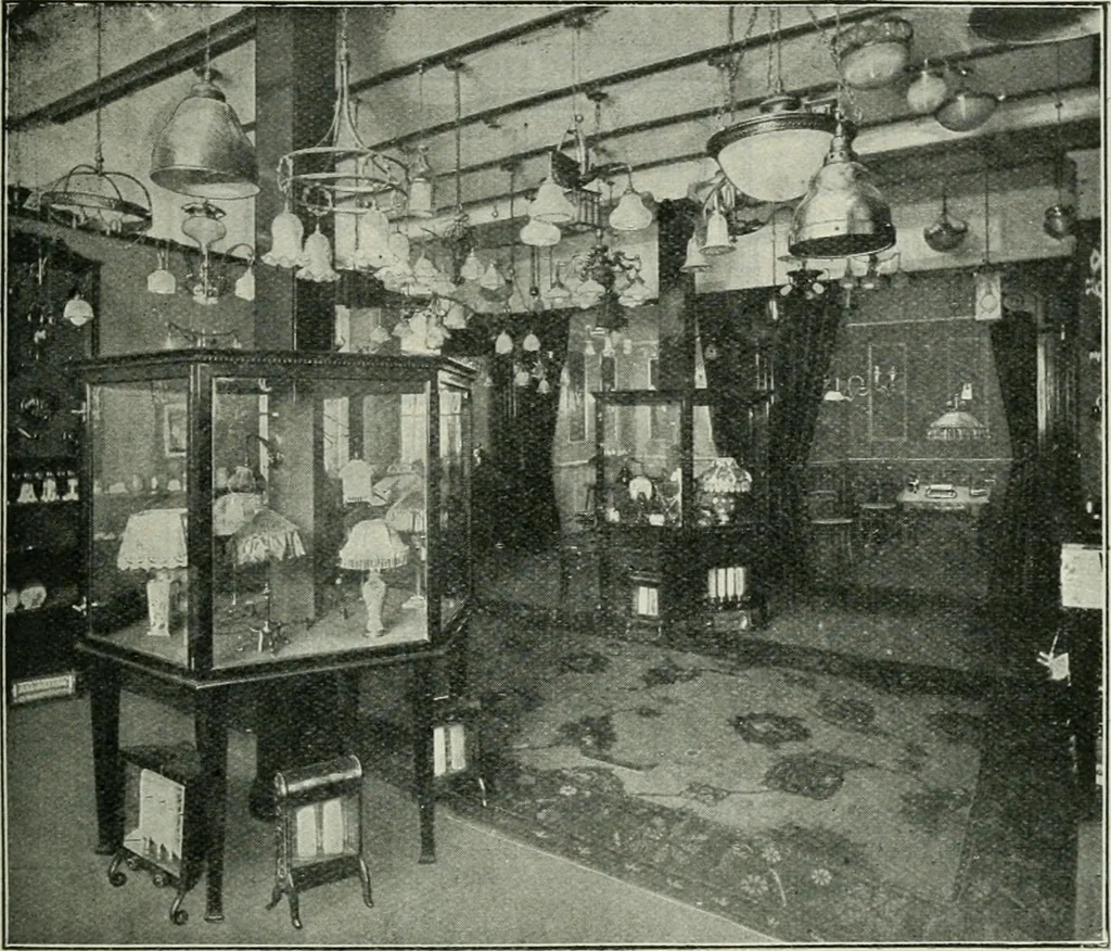An illustration from Light and lighting, 1908, leaf 72