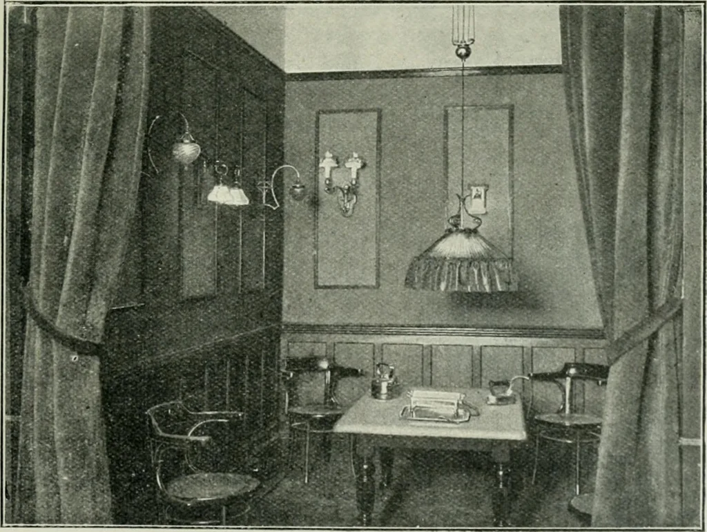 An illustration from Light and lighting, 1908, leaf 72