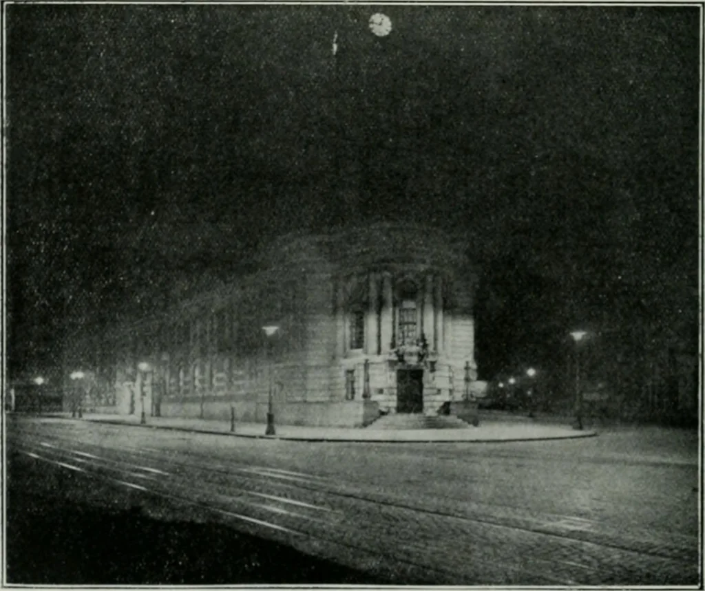 An illustration from Light and lighting, 1908, leaf 135
