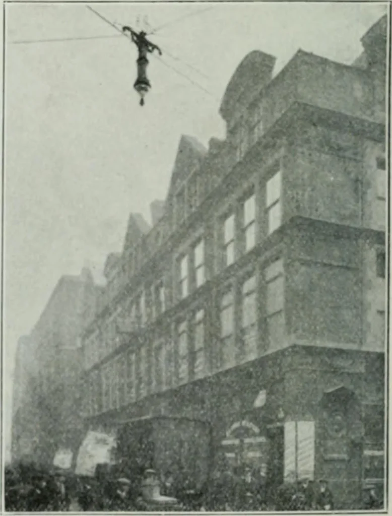 An illustration from Light and lighting, 1908, leaf 143
