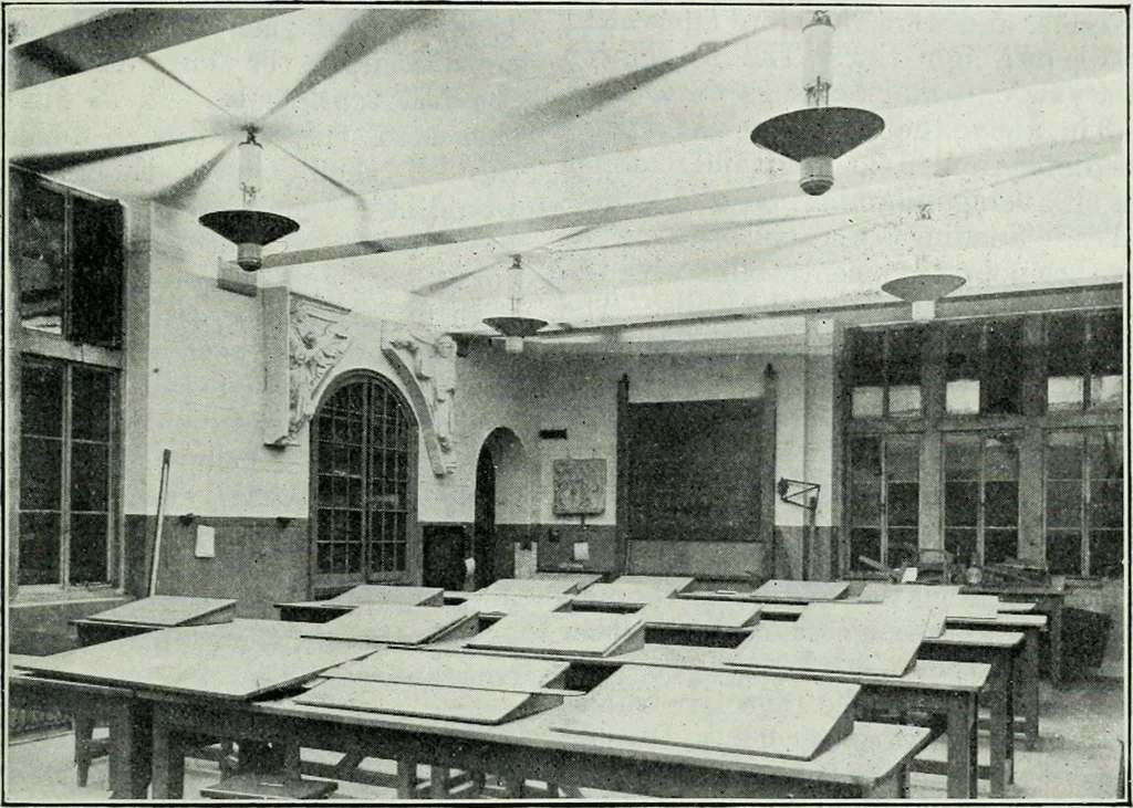 An illustration from Light and lighting, 1908, leaf 254