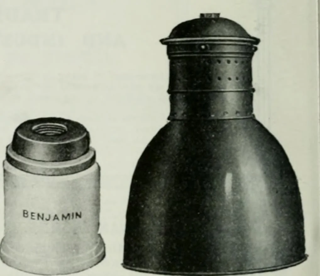 An illustration from Light and lighting, 1908, leaf 289