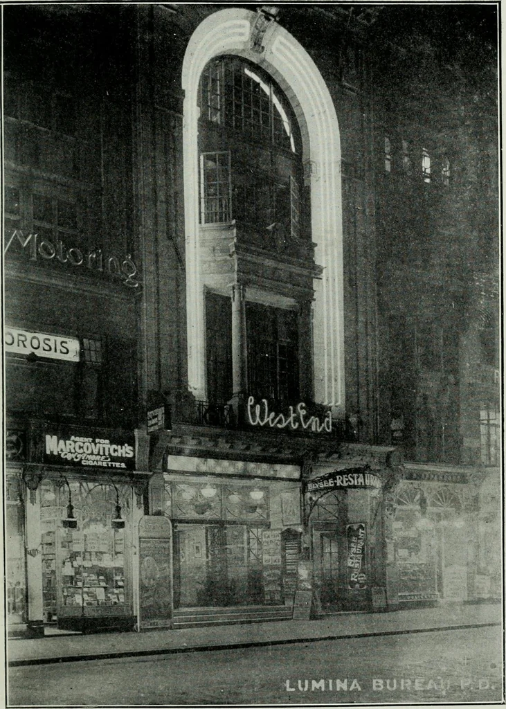 An illustration from Light and lighting, 1908, leaf 462