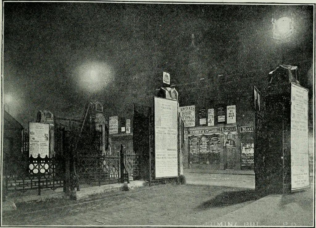 An illustration from Light and lighting, 1908, leaf 472