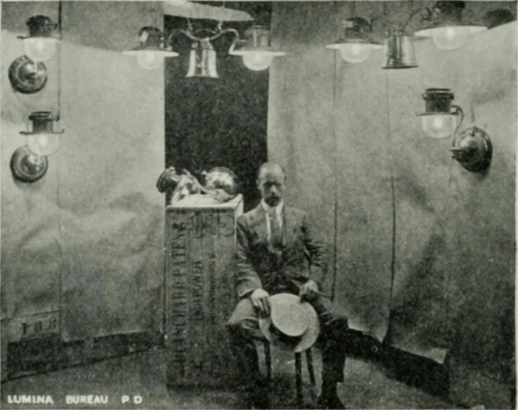 An illustration from Light and lighting, 1908, leaf 521