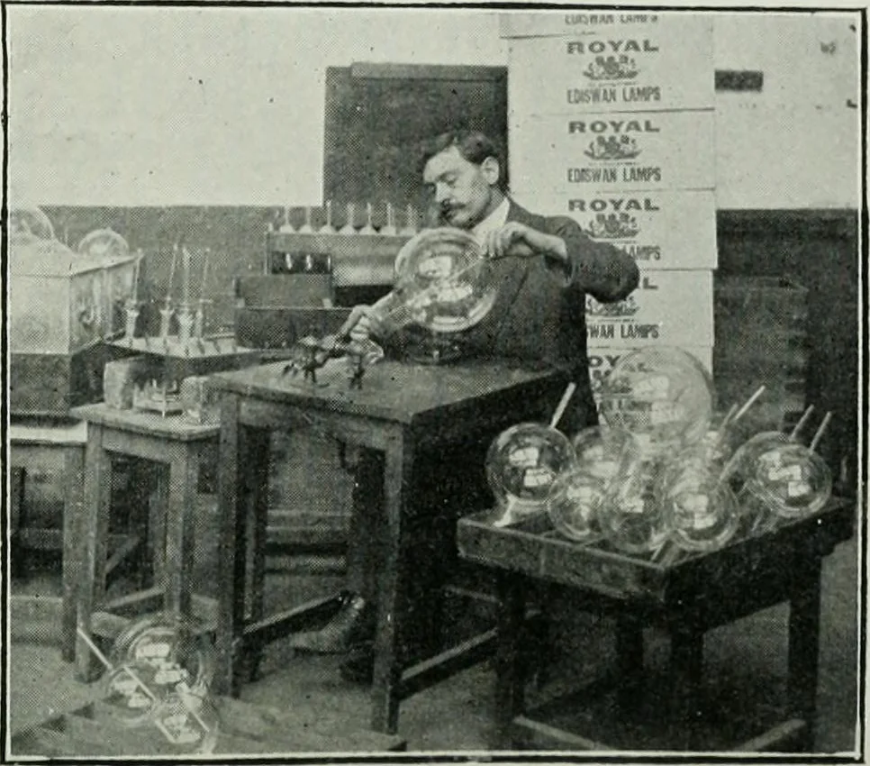 An illustration from Light and lighting, 1908, leaf 550