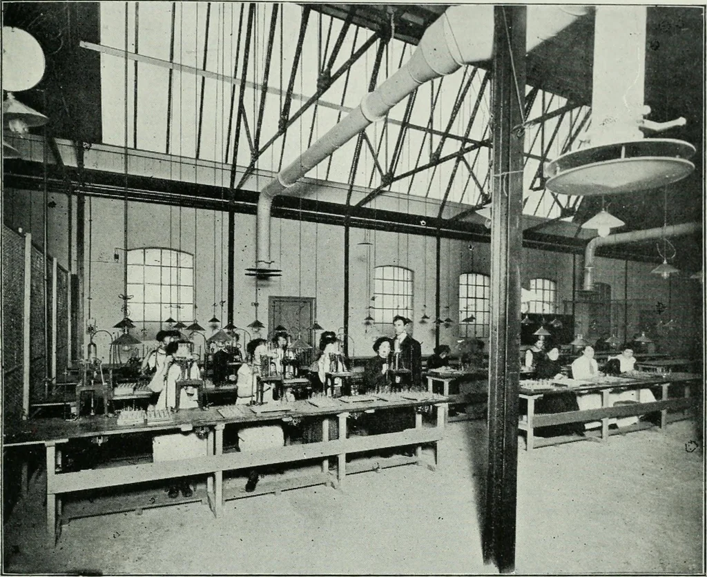 An illustration from Light and lighting, 1908, leaf 552