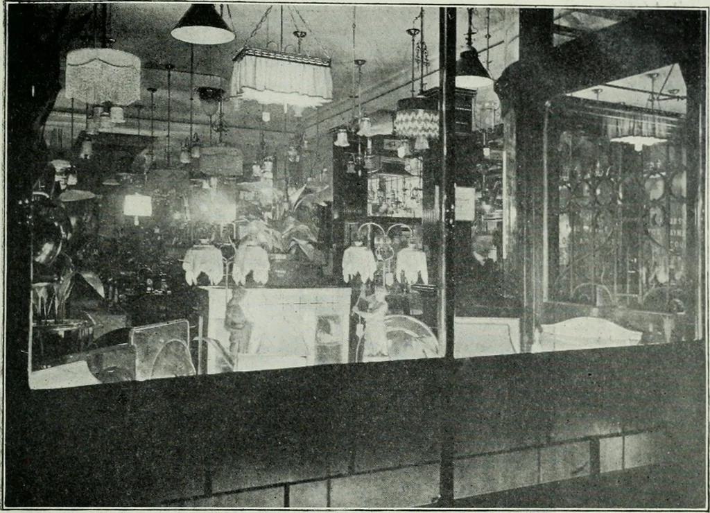 An illustration from Light and lighting, 1908, leaf 582