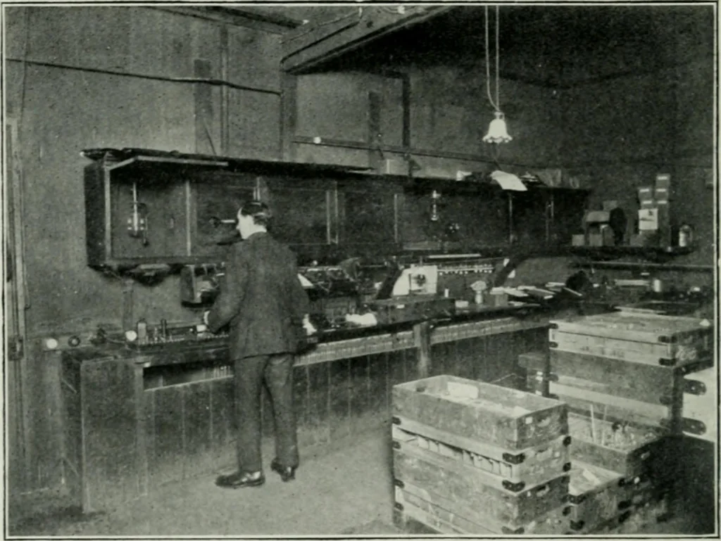 An illustration from Light and lighting, 1908, leaf 593