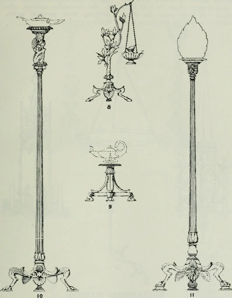 An illustration from Light and lighting, 1908, leaf 112