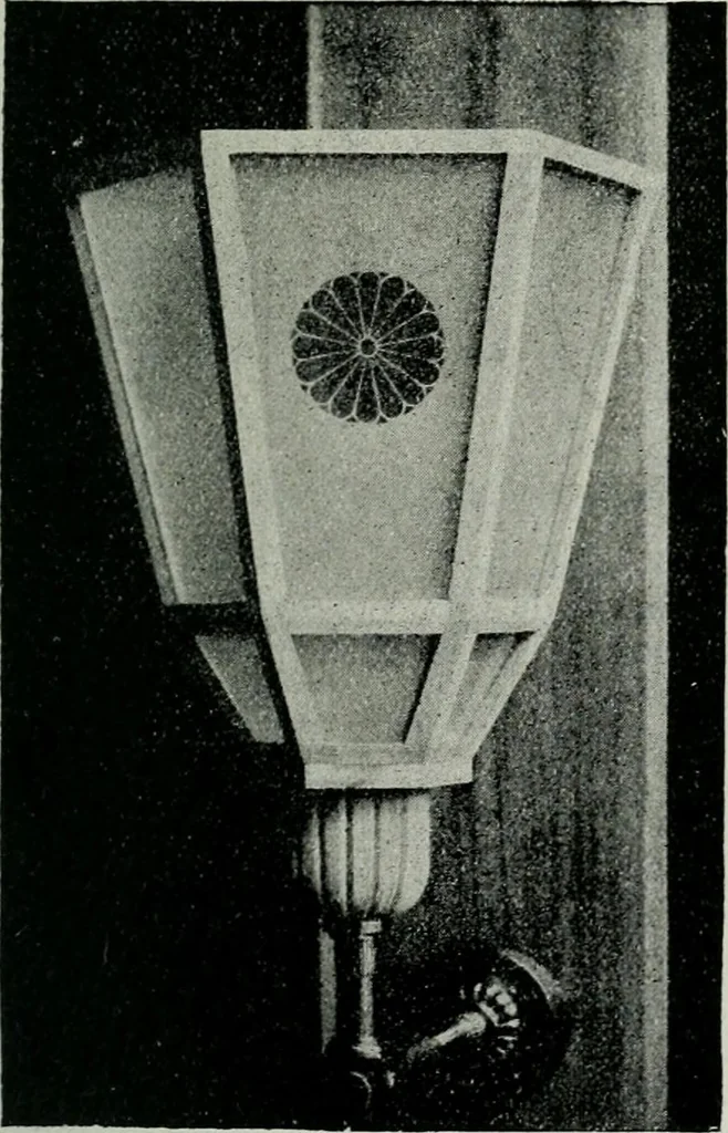 An illustration from Light and lighting, 1908, leaf 136