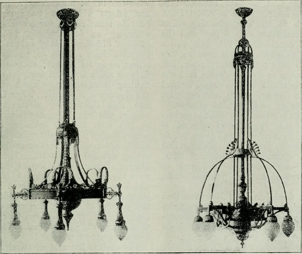 An illustration from Light and lighting, 1908, leaf 138