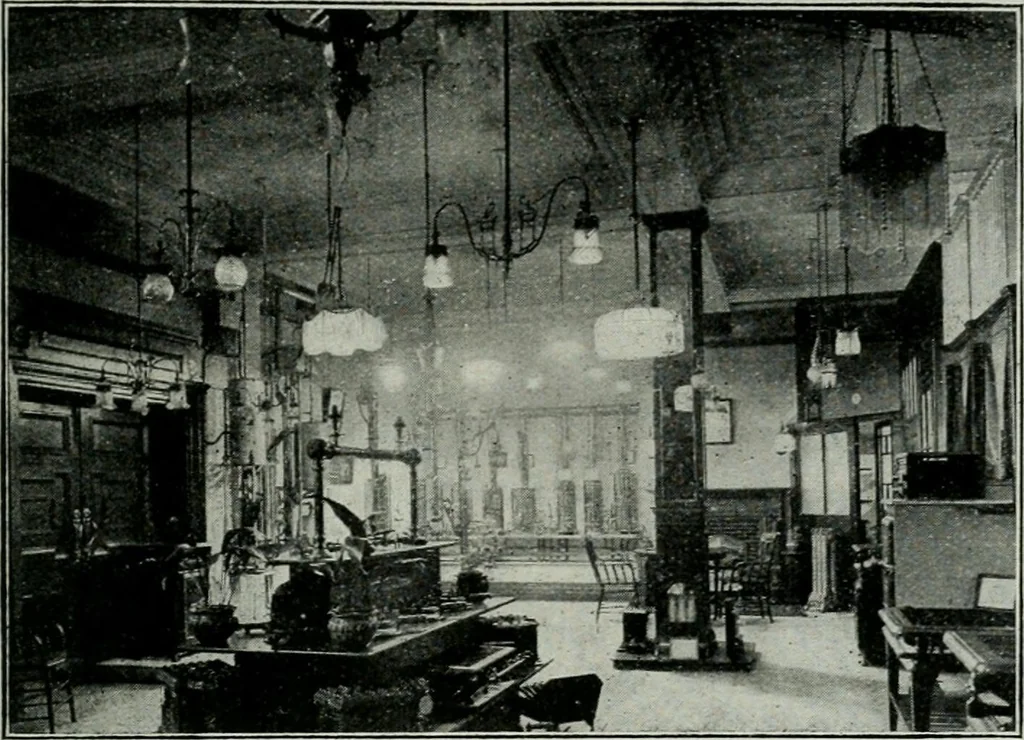 An illustration from Light and lighting, 1908, leaf 240