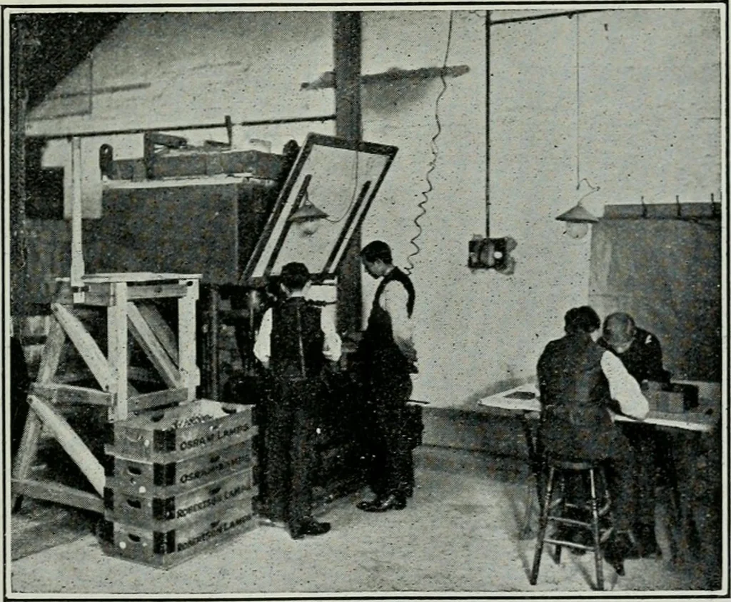An illustration from Light and lighting, 1908, leaf 366