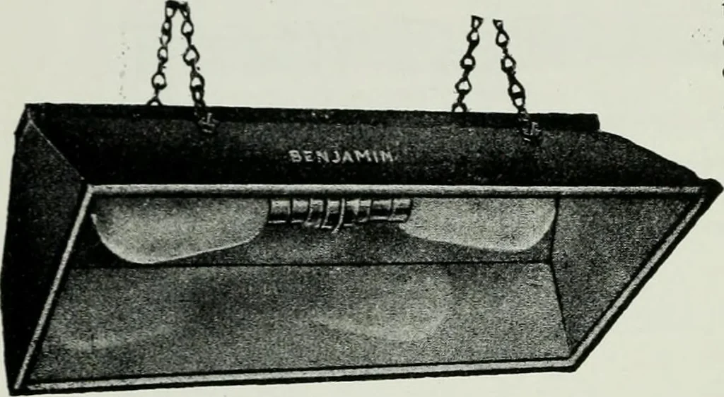 An illustration from Light and lighting, 1908, leaf 39