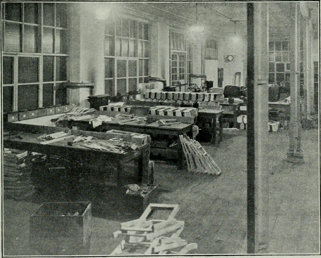 An illustration from Light and lighting, 1908, leaf 438