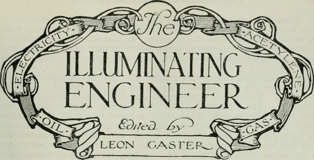 An illustration from Light and lighting, 1908, leaf 486