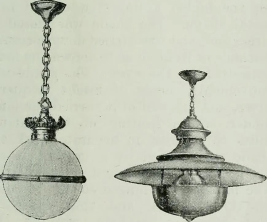 An illustration from Light and lighting, 1908, leaf 30