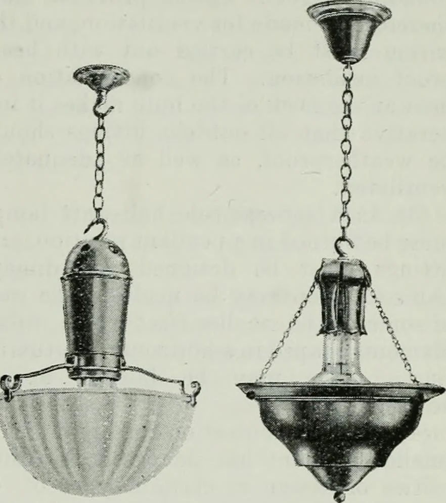 An illustration from Light and lighting, 1908, leaf 30