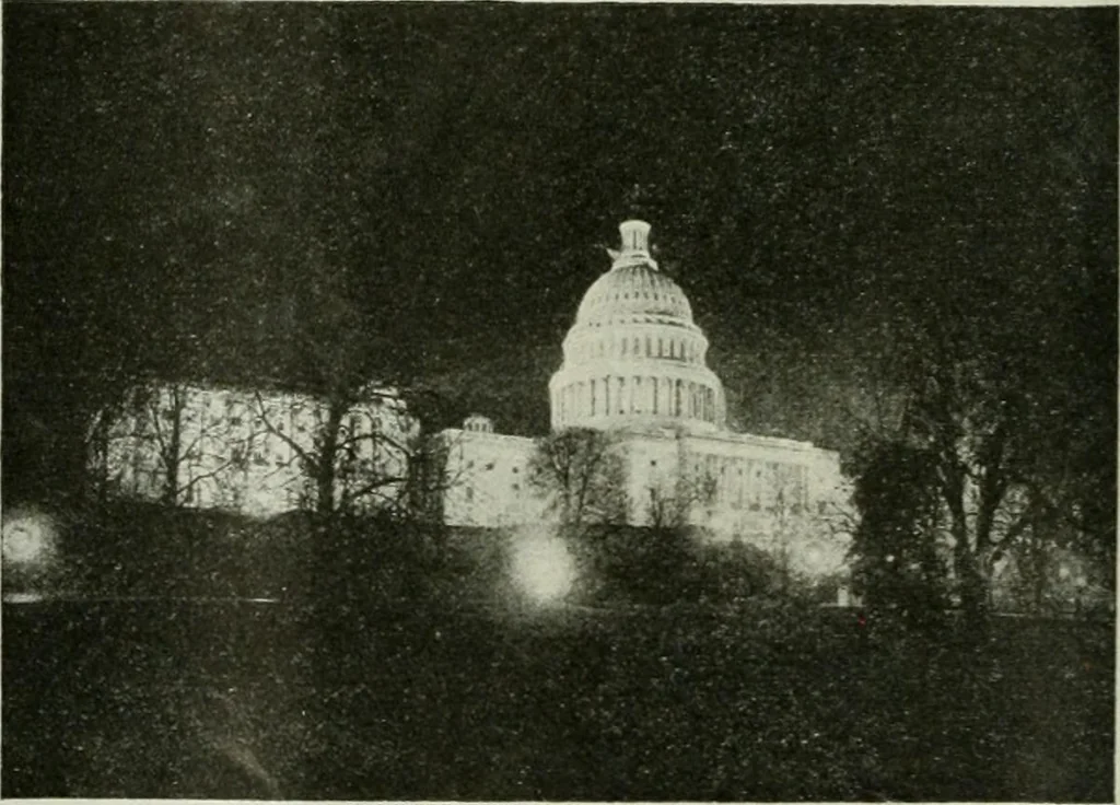 An illustration from Light and lighting, 1908, leaf 153