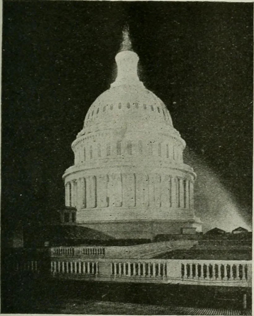 An illustration from Light and lighting, 1908, leaf 154