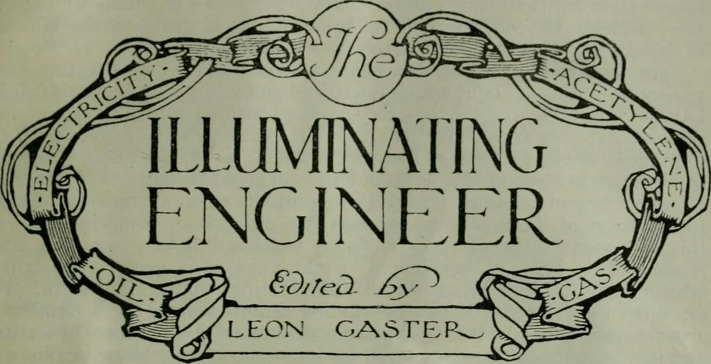 An illustration from Light and lighting, 1908, leaf 258