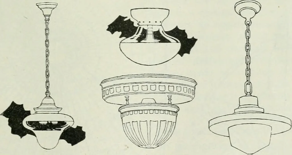 An illustration from Light and lighting, 1908, leaf 168