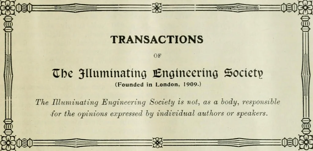 An illustration from Light and lighting, 1908, leaf 16
