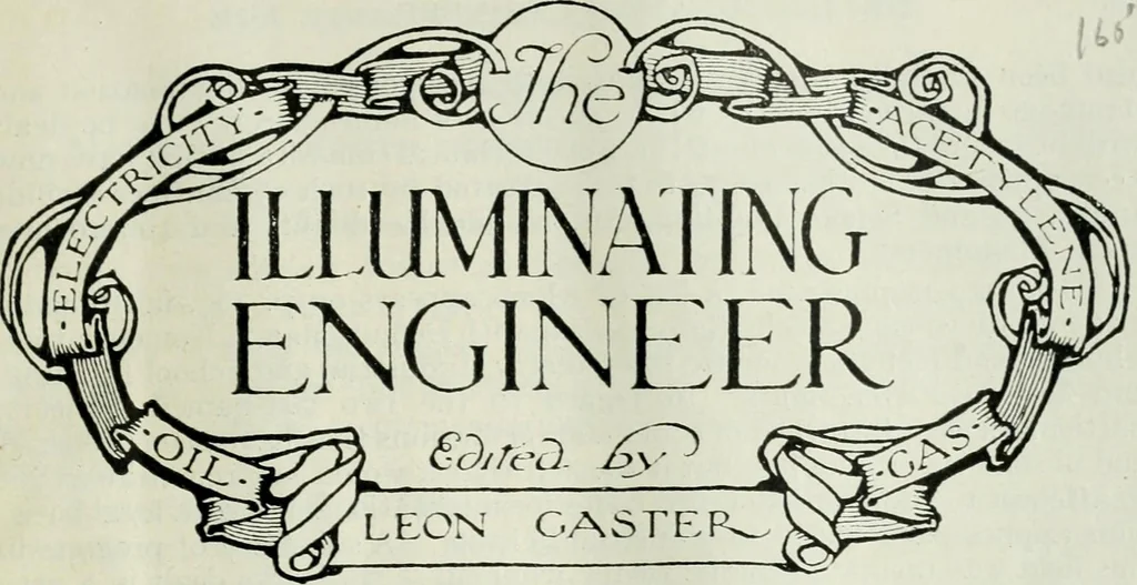 An illustration from Light and lighting, 1908, leaf 176