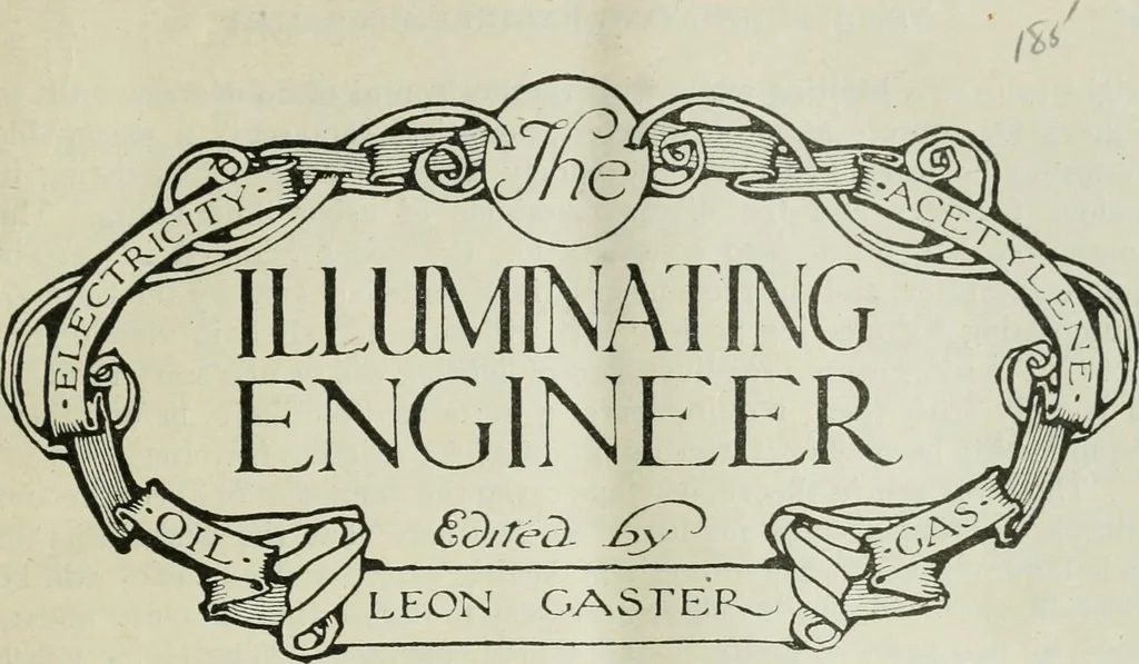 An illustration from Light and lighting, 1908, leaf 196