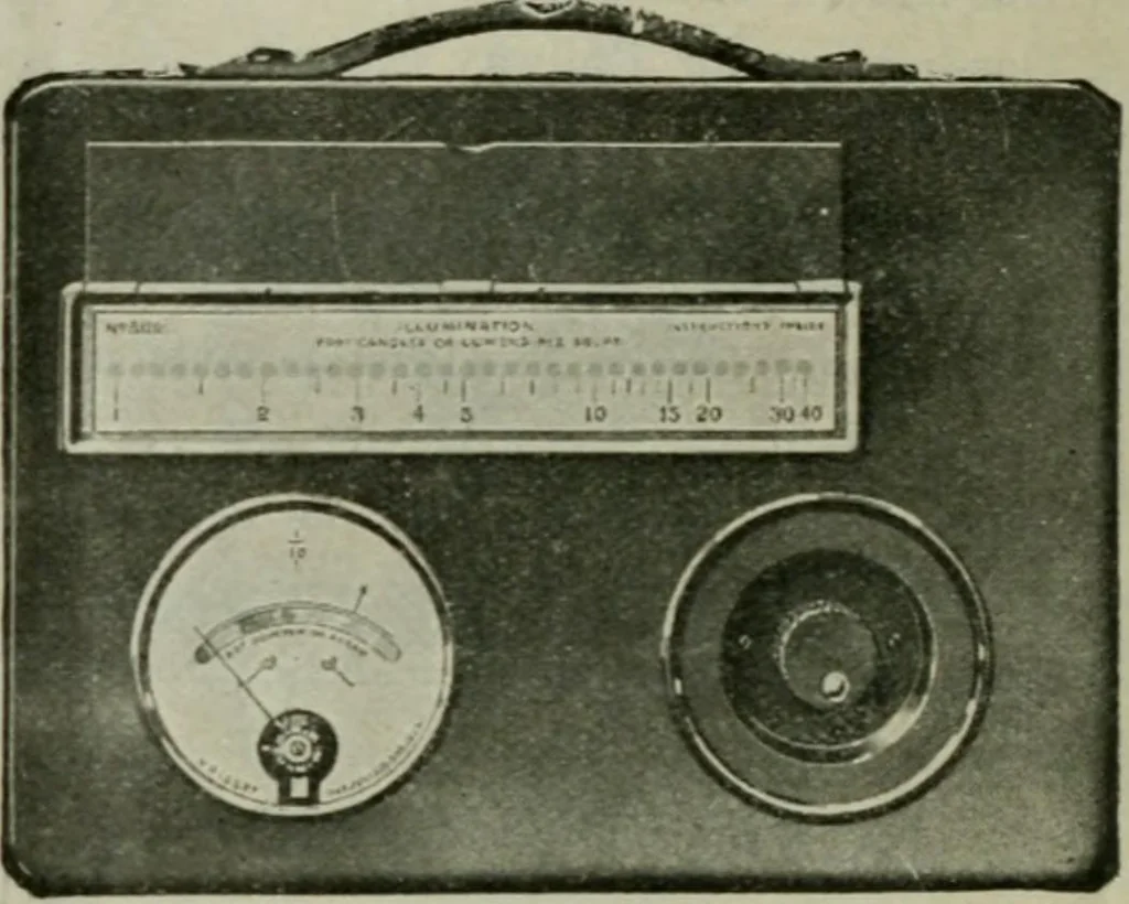 An illustration from Light and lighting, 1908, leaf 239