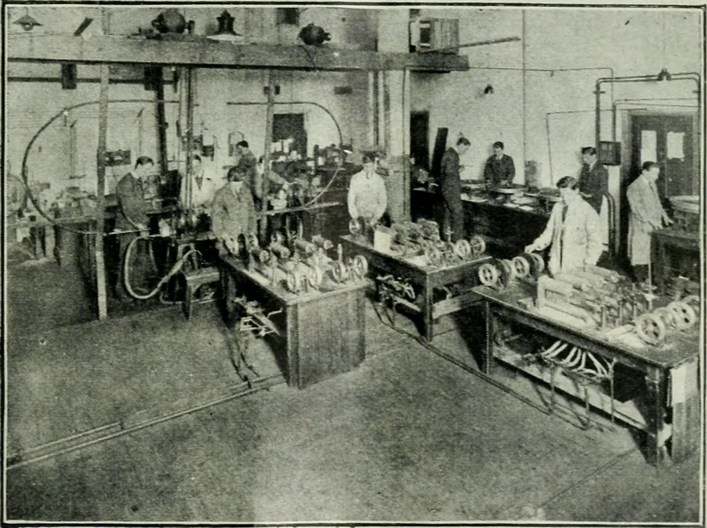 An illustration from Light and lighting, 1908, leaf 172