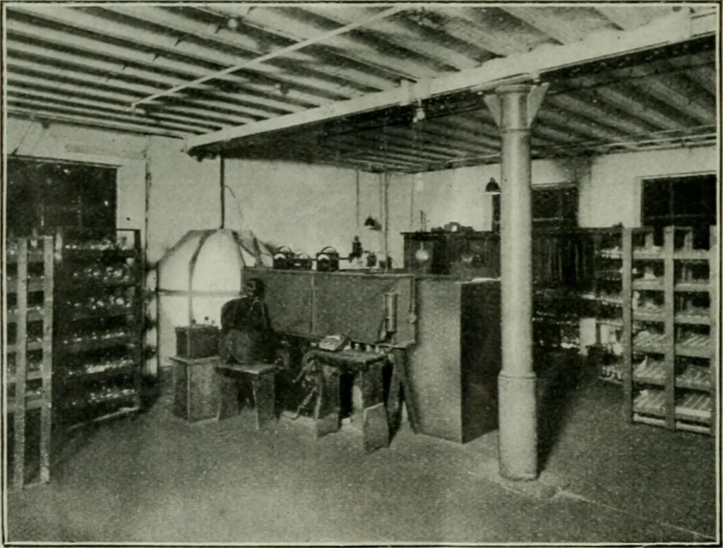 An illustration from Light and lighting, 1908, leaf 173