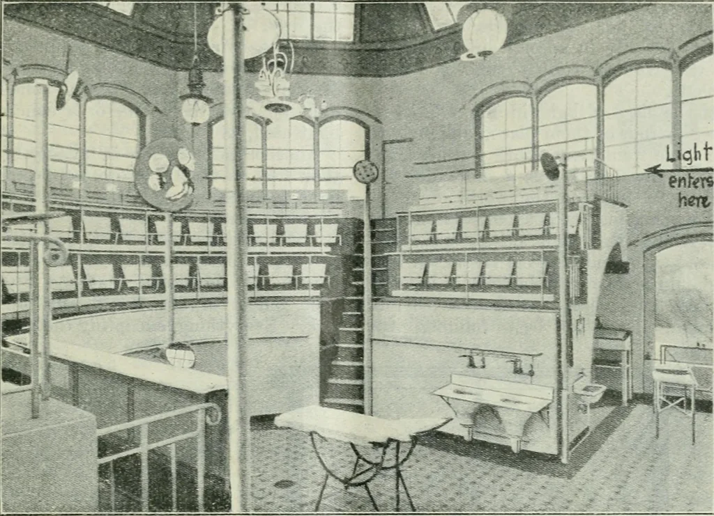 An illustration from Light and lighting, 1908, leaf 186